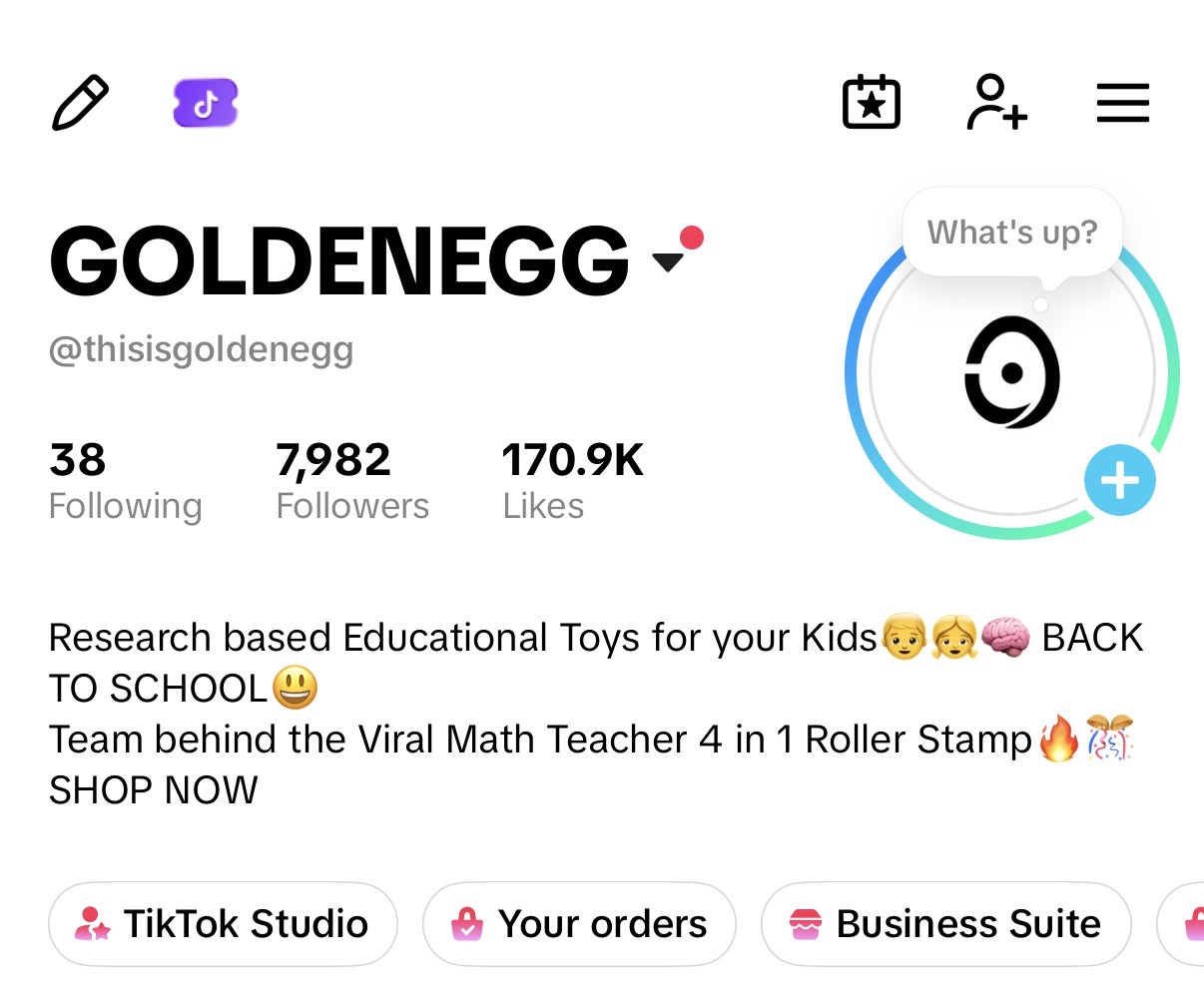 TikTok profile screenshot