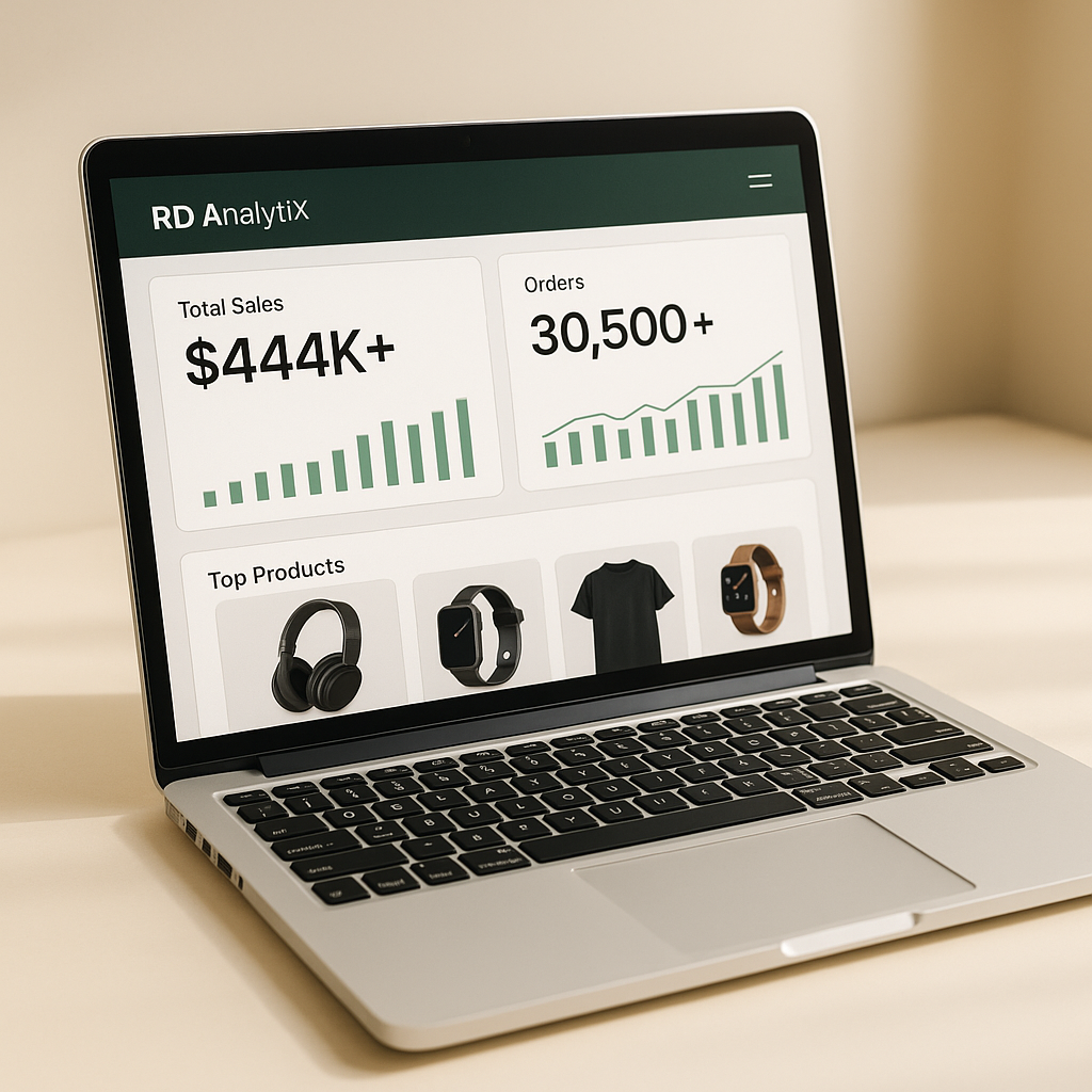 RD AnalytiX dashboard
